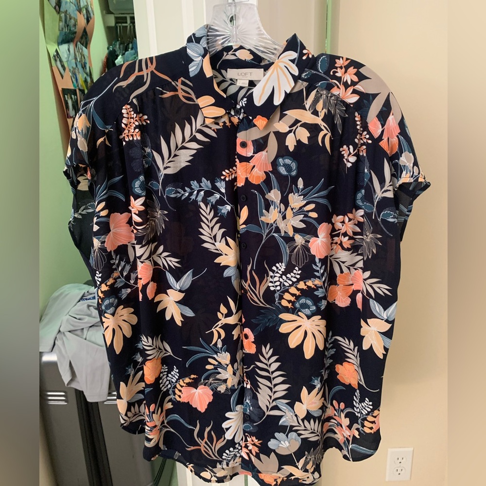 Floral Loft Button Down